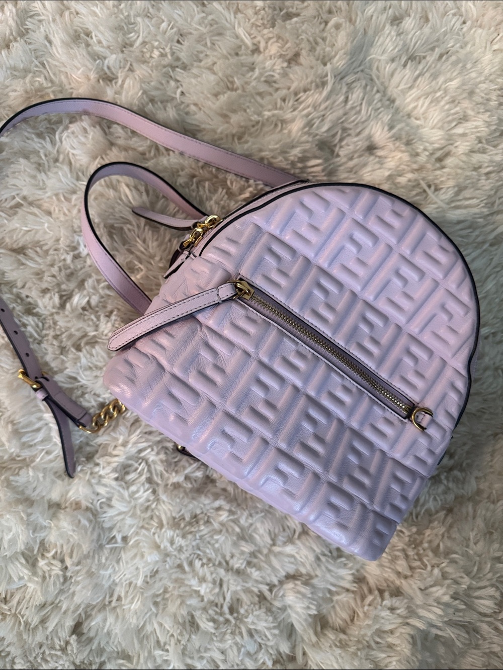 Fendi Lavender leather backpack
